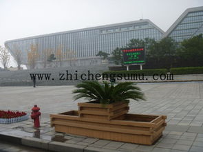 玻璃钢花盆与木塑花箱 志诚木塑的专业园林产品生产